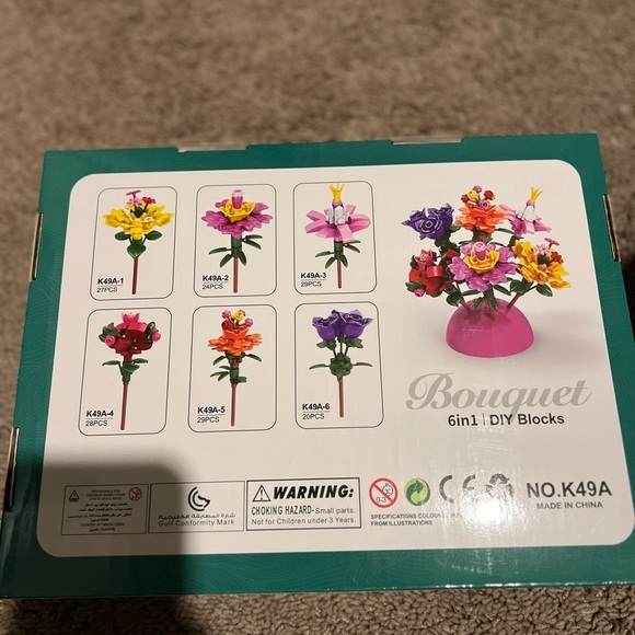 12 Pack Filled Eggs with 157 Pcs DIY Flower Garden Building - Picture 8 of 11